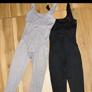 Gray Corset Jumpsuit
